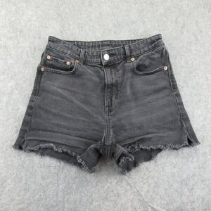 American Eagle Shorts Women's‎ Black Size 4 Denim Highest Rise 90s Boyfriend